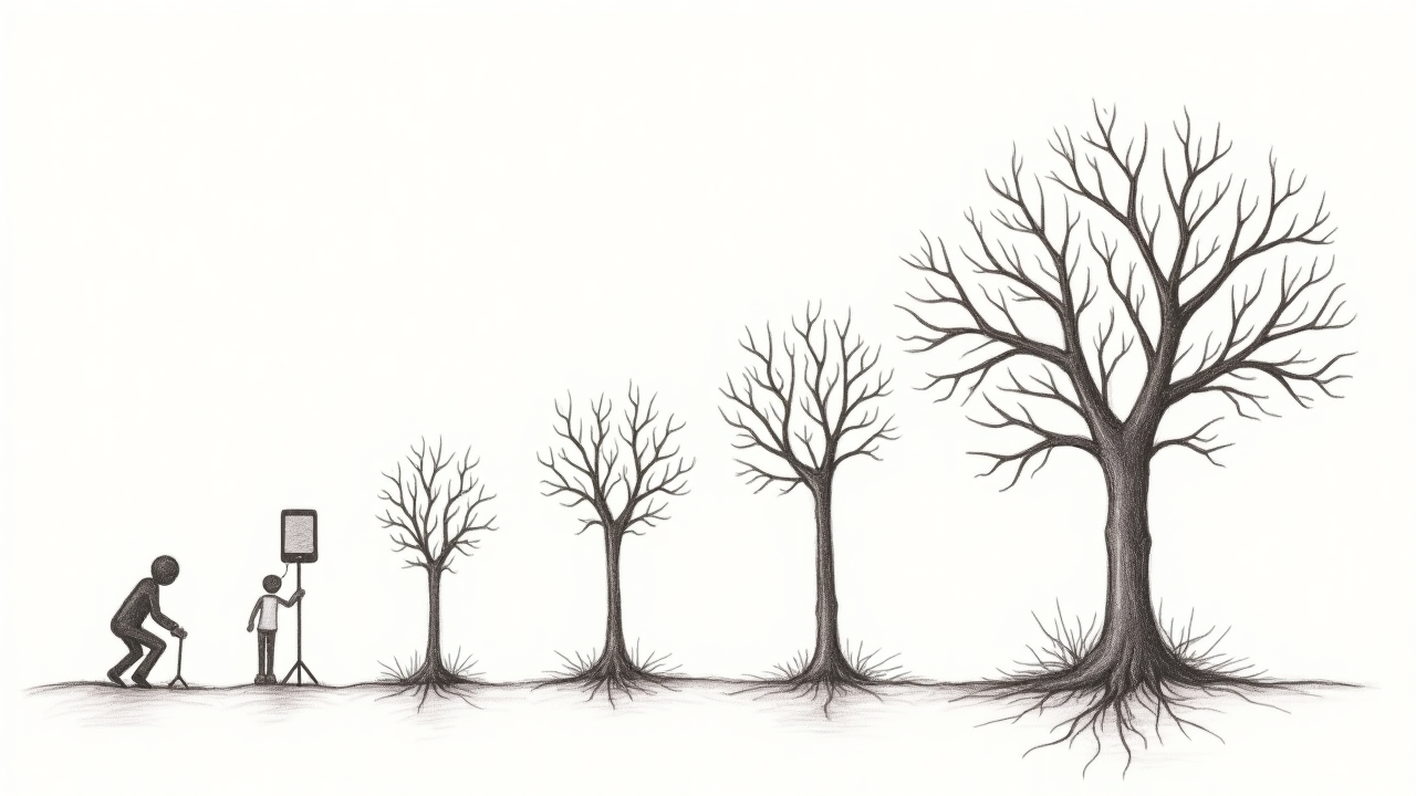 Illustrazione decorativa delle reti mobili